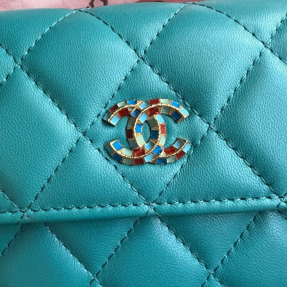 💎VERY RARE 💎 Chanel classic Flap. WOC - Picture 10 of 16